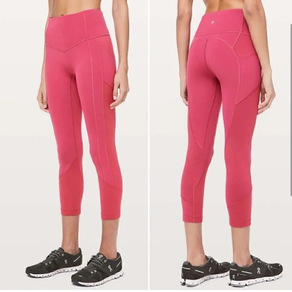 Lululemon All The Right Places Crop Violet Pink